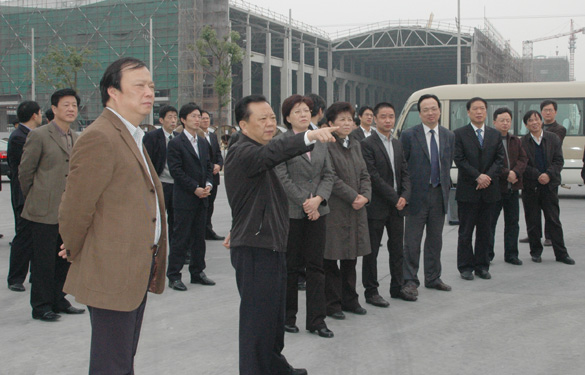 常州市市长王伟成一行来上上集团督查特种及超高压电缆项目建设情况